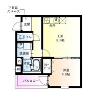 フジパレス和泉大宮駅南Ⅱ番館の間取り画像