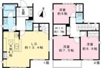田柄三丁目貸家の間取り画像