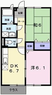 エストハイツの間取り画像
