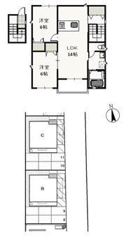 プレノアール Bの間取り画像