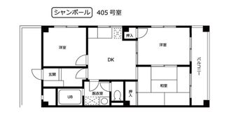 シャンポールの間取り画像