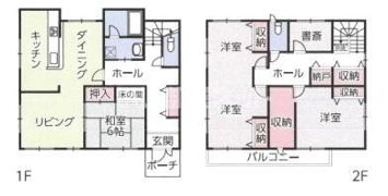 引野北2丁目貸住宅の間取り画像