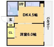 ヴィラドリームの間取り画像