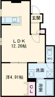 メゾン東二見の間取り画像