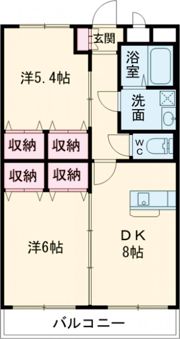 プレステージ ジンの間取り画像
