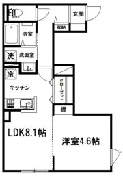 Casa Kelly（カーサケリー）の間取り画像