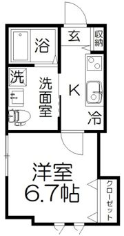 Casa Kelly（カーサケリー）の間取り画像