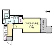 ベイルームソラーレ大師駅前の間取り画像