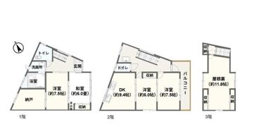 アルバプレイス由比寺尾の間取り画像