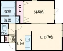 桜ハイツ相生の間取り画像