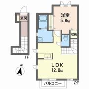 エクセルIIの間取り画像
