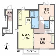 ロイヤルハイツMの間取り画像