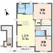 シャーメゾンエーデルハイム B棟の間取り画像