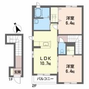 クラヴィエ沖洲 I番館の間取り画像