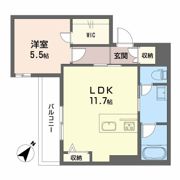 シャーメゾン大野城中央の間取り画像