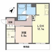 スパシオコモド春日原の間取り画像