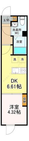 ヴランドール葛西の間取り画像