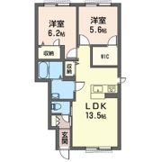 フォンス Bの間取り画像