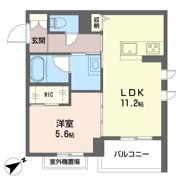 メゾンキングの間取り画像