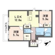 メゾンキングの間取り画像