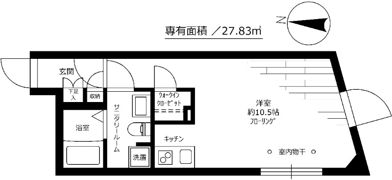 クラリア野方ウエストの間取り画像