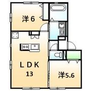 フルールの間取り画像