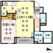 DーROOM富沢西5丁目の間取り画像