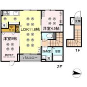 DーROOM富沢西5丁目の間取り画像