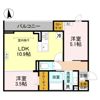 Noble villa草加西町 Bの間取り画像