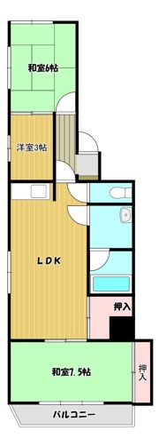 みづほ荘の間取り画像
