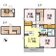 グランドールRSの間取り画像