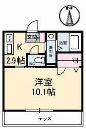 シャーメゾン島田本町の間取り画像