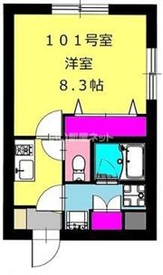 b’CASA港町の間取り画像