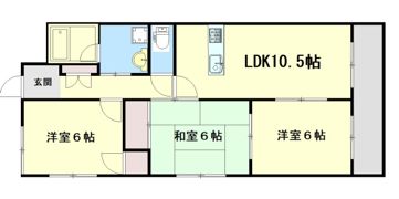 プレシュ牛田の間取り画像