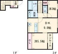 S＆F新通の間取り画像