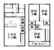 カシータ土与丸 Kの間取り画像