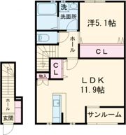 Bonheurの間取り画像
