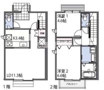 テラスクアトロの間取り画像