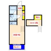 GARDENIA中央の間取り画像