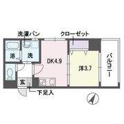 アディーレ西新の間取り画像