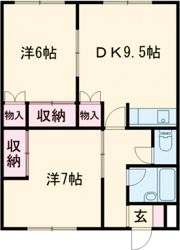 ファミール北浜の間取り画像