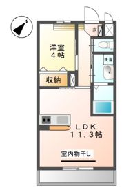 スタービレB棟の間取り画像