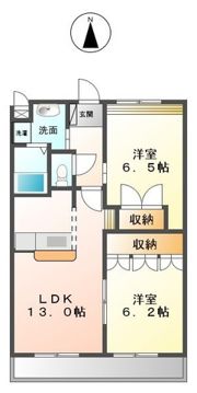プリベールの間取り画像