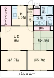 熊谷昭和ビルの間取り画像