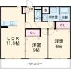 エルヴァージュの間取り画像
