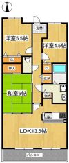 ライオンズマンション水無瀬弐番館の間取り画像