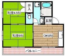 中川マンションの間取り画像