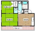 中川マンションの間取り画像