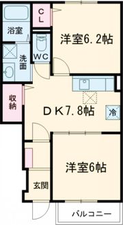ディアコートIIの間取り画像