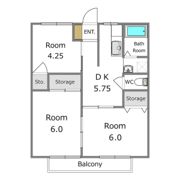光陽台弐番館の間取り画像